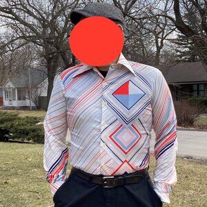 Vintage 70s Van Heusen shirt Size M